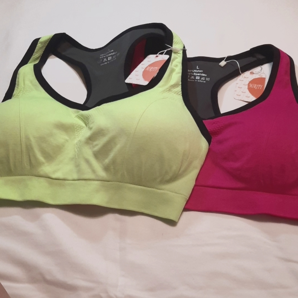 2 pack Mirity razor back sports bras